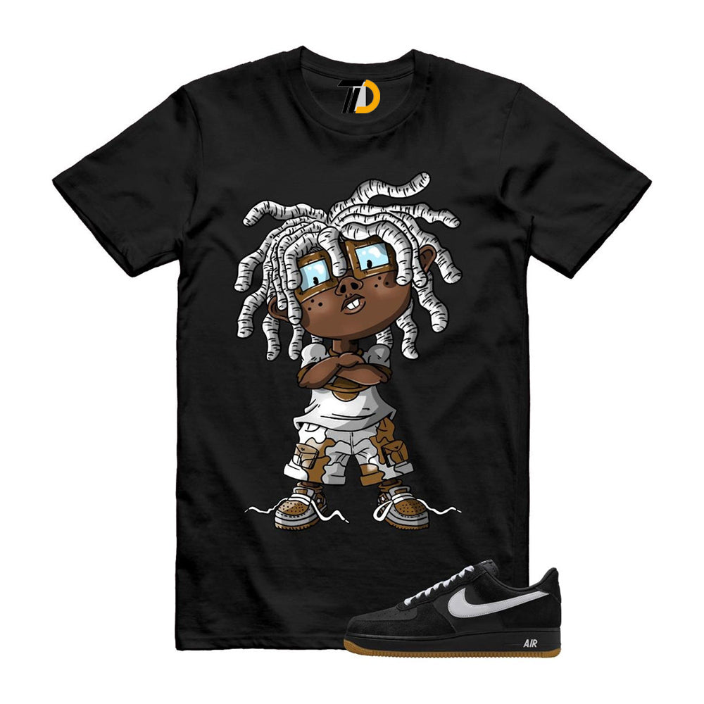 Air Force 1 Black White Gum Light Brown ’07 LV8 Shirt To Match Chongo T-Shirt 2025