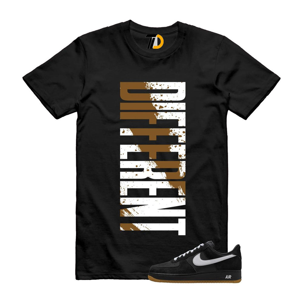 Air Force 1 Black White Gum Light Brown ’07 LV8 Shirt To Match Different T-Shirt 2025