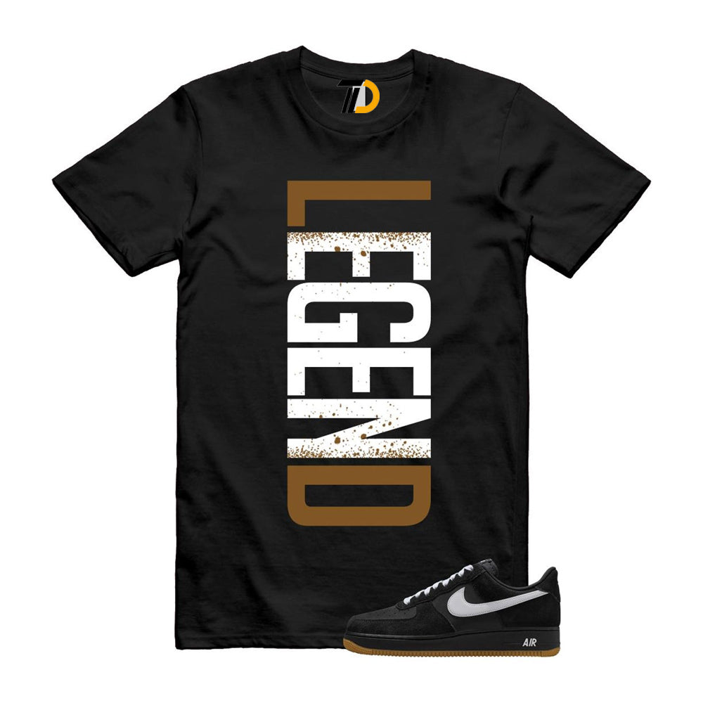 Air Force 1 Black White Gum Light Brown ’07 LV8 Shirt To Match Legend T-Shirt 2025