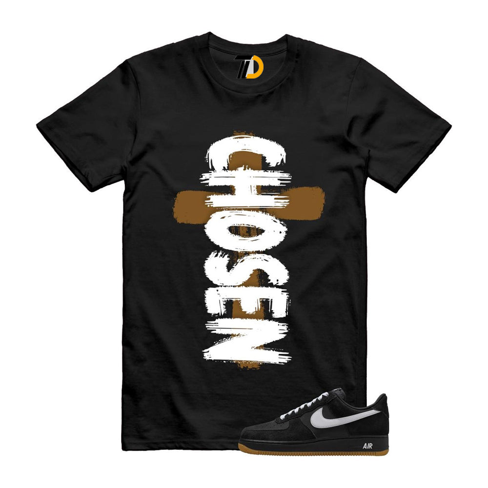 Air Force 1 Black White Gum Light Brown ’07 LV8 Shirt To Match Chosen T-Shirt 2025