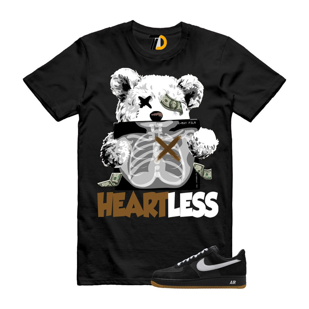 Air Force 1 Black White Gum Light Brown ’07 LV8 Shirt To Match Heartless T-Shirt 2025