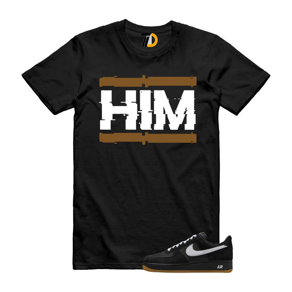 Air Force 1 Black White Gum Light Brown ’07 LV8 Shirt To Match Him T-Shirt 2025
