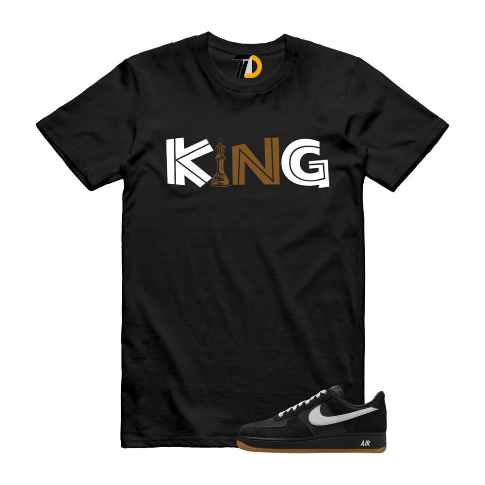 Air Force 1 Black White Gum Light Brown ’07 LV8 Shirt To Match King T-Shirt 2025