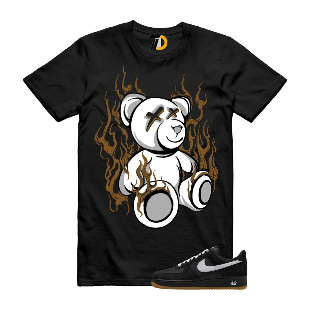 Air Force 1 Black White Gum Light Brown ’07 LV8 Shirt To Match Lit T-Shirt 2025