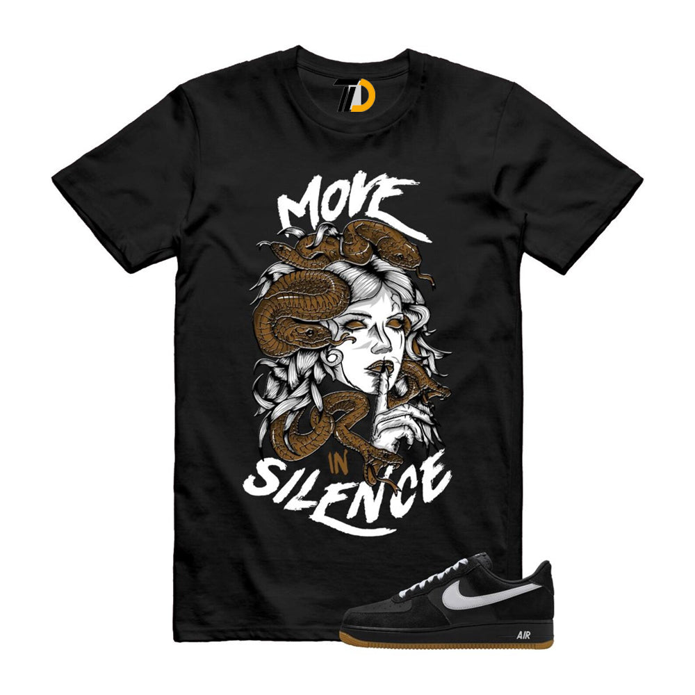 Air Force 1 Black White Gum Light Brown ’07 LV8 Shirt To Match Move In Silence T-Shirt 2025