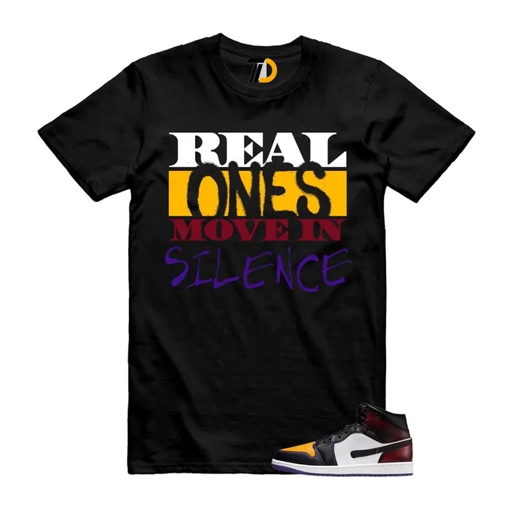 1 LA to Chicago Black White Red Court Purple Yellow Mid Shirt To Match Real T-Shirt 2026