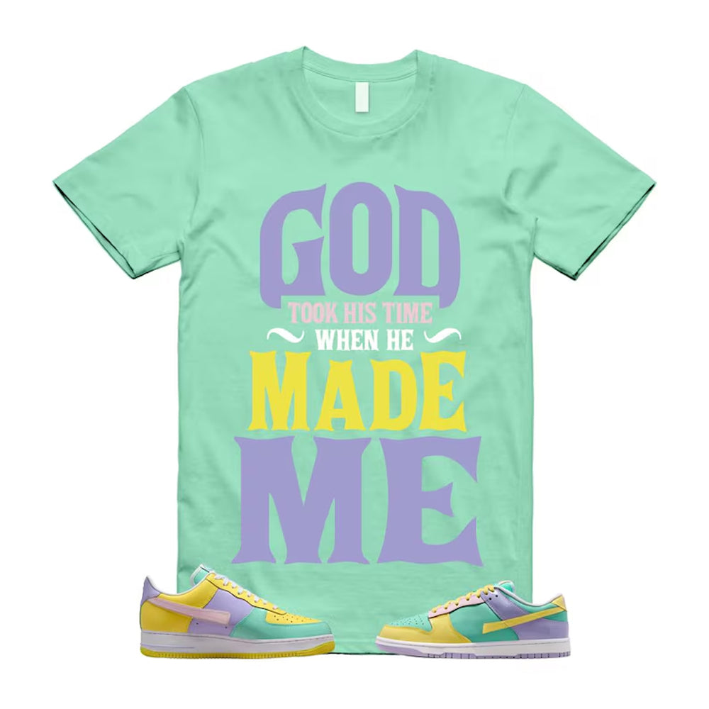 Dunk Easter Air Force 1 Emerald Rise Yellow Pulse Hydrangeas White Pink Foam 2026 Shirt To Match God Took His Time T-Shirt