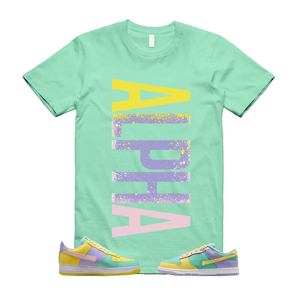 Dunk Easter Air Force 1 Emerald Rise Yellow Pulse Hydrangeas White Pink Foam 2026 Shirt To Match Alpha T-Shirt