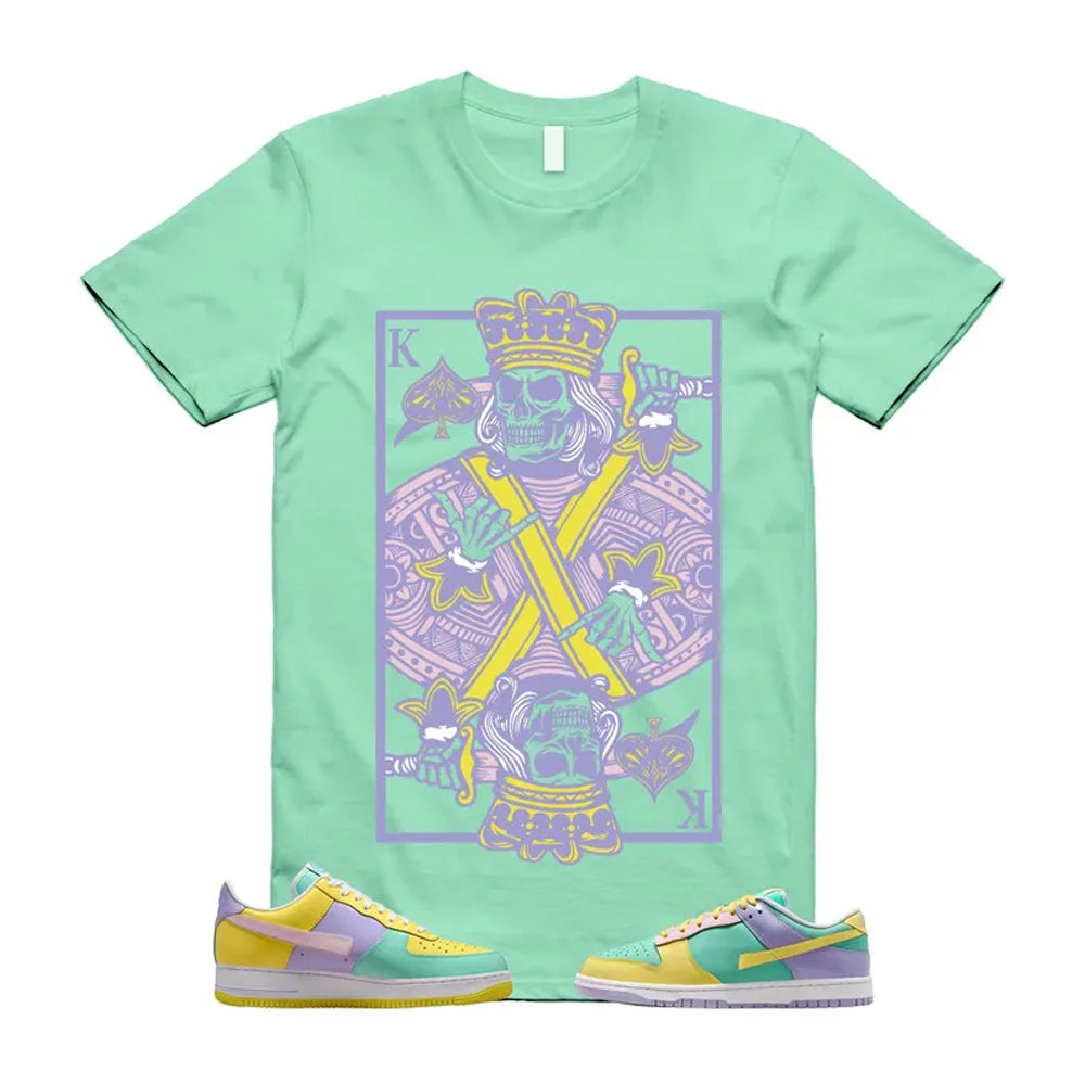 Dunk Easter Air Force 1 Emerald Rise Yellow Pulse Hydrangeas White Pink Foam 2026 Shirt To Match King Card T-Shirt