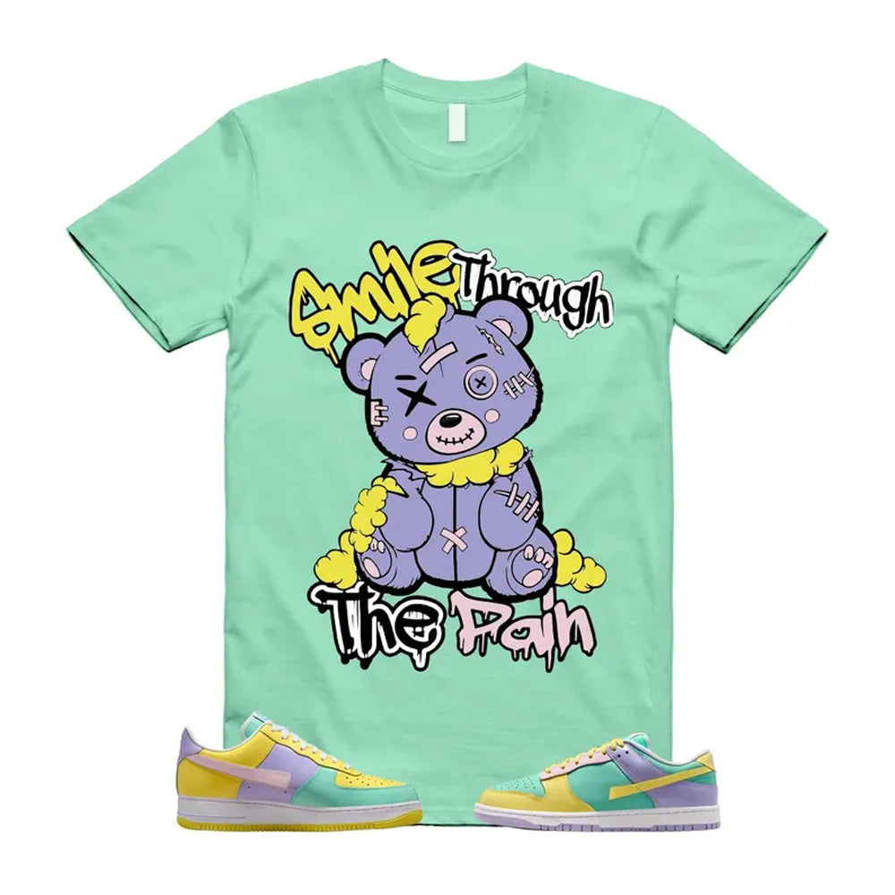 Dunk Easter Air Force 1 Emerald Rise Yellow Pulse Hydrangeas White Pink Foam 2026 Shirt To Match Smile Through The Pain T-Shirt
