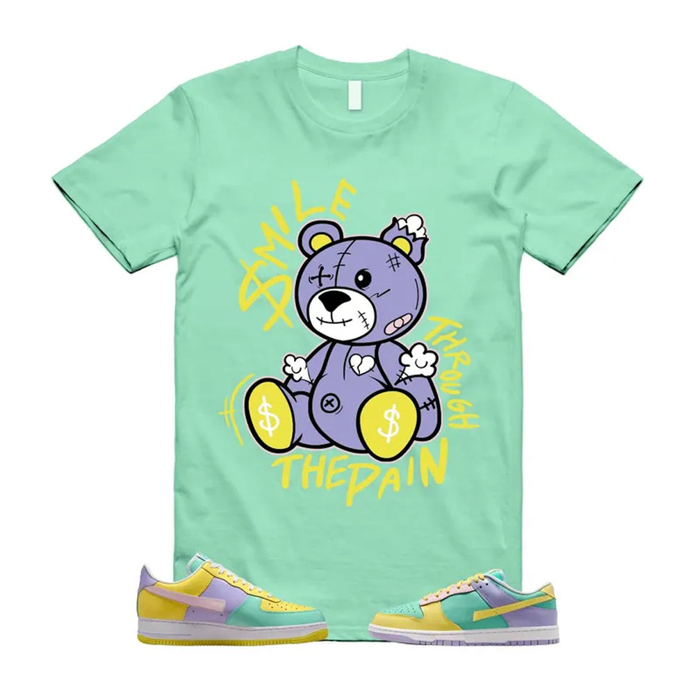 Dunk Easter Air Force 1 Emerald Rise Yellow Pulse Hydrangeas White Pink Foam 2026 Shirt To Match Smile Through The Pain T-Shirt