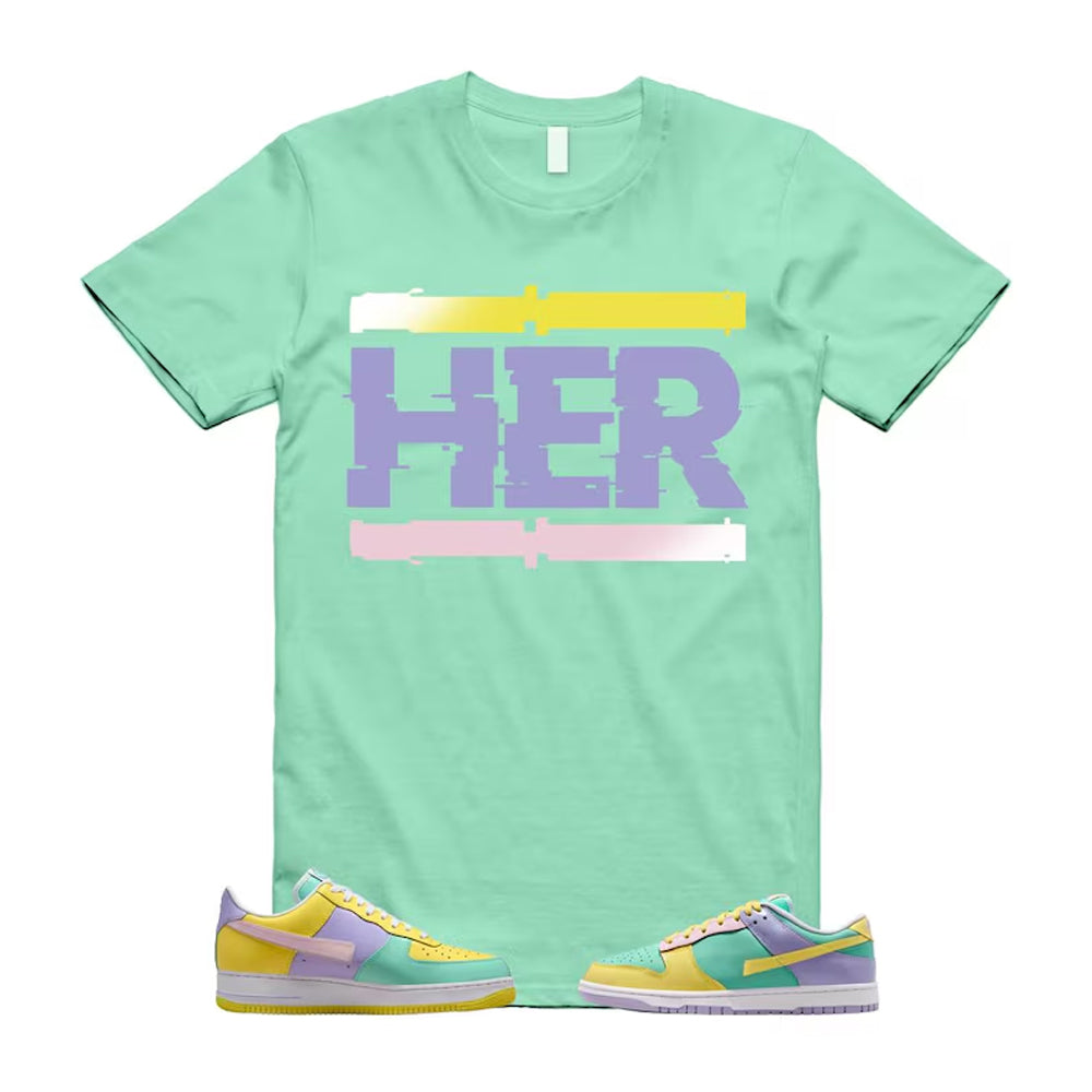Dunk Easter Air Force 1 Emerald Rise Yellow Pulse Hydrangeas White Pink Foam 2026 Shirt To Match Her T-Shirt