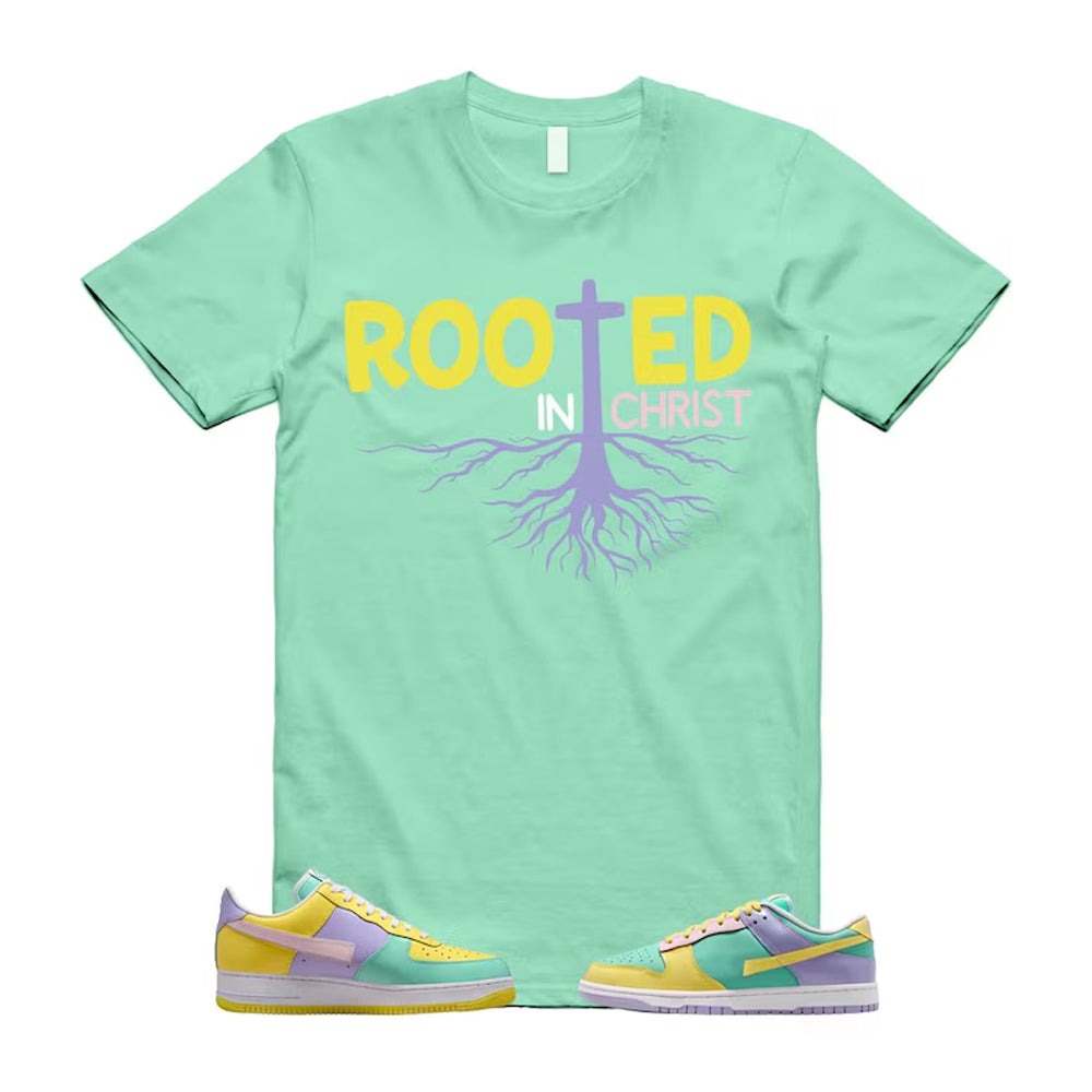Dunk Easter Air Force 1 Emerald Rise Yellow Pulse Hydrangeas White Pink Foam 2026 Shirt To Match Rooted T-Shirt