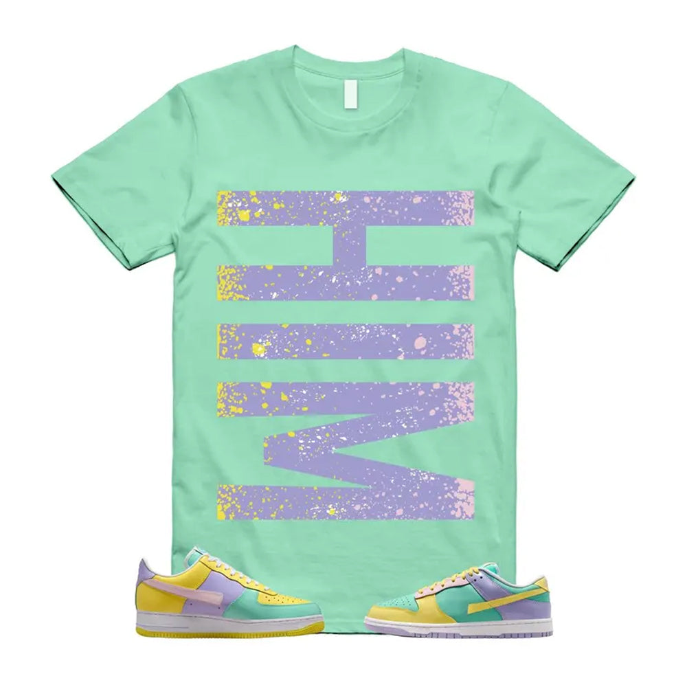 Dunk Easter Air Force 1 Emerald Rise Yellow Pulse Hydrangeas White Pink Foam 2026 Shirt To Match Him T-Shirt