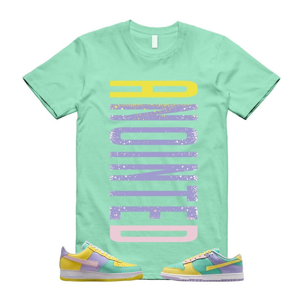 Dunk Easter Air Force 1 Emerald Rise Yellow Pulse Hydrangeas White Pink Foam 2026 Shirt To Match Anointed T-Shirt