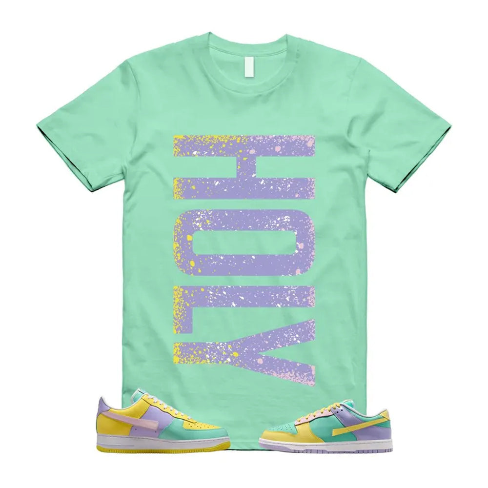 Dunk Easter Air Force 1 Emerald Rise Yellow Pulse Hydrangeas White Pink Foam 2026 Shirt To Match Holy T-Shirt