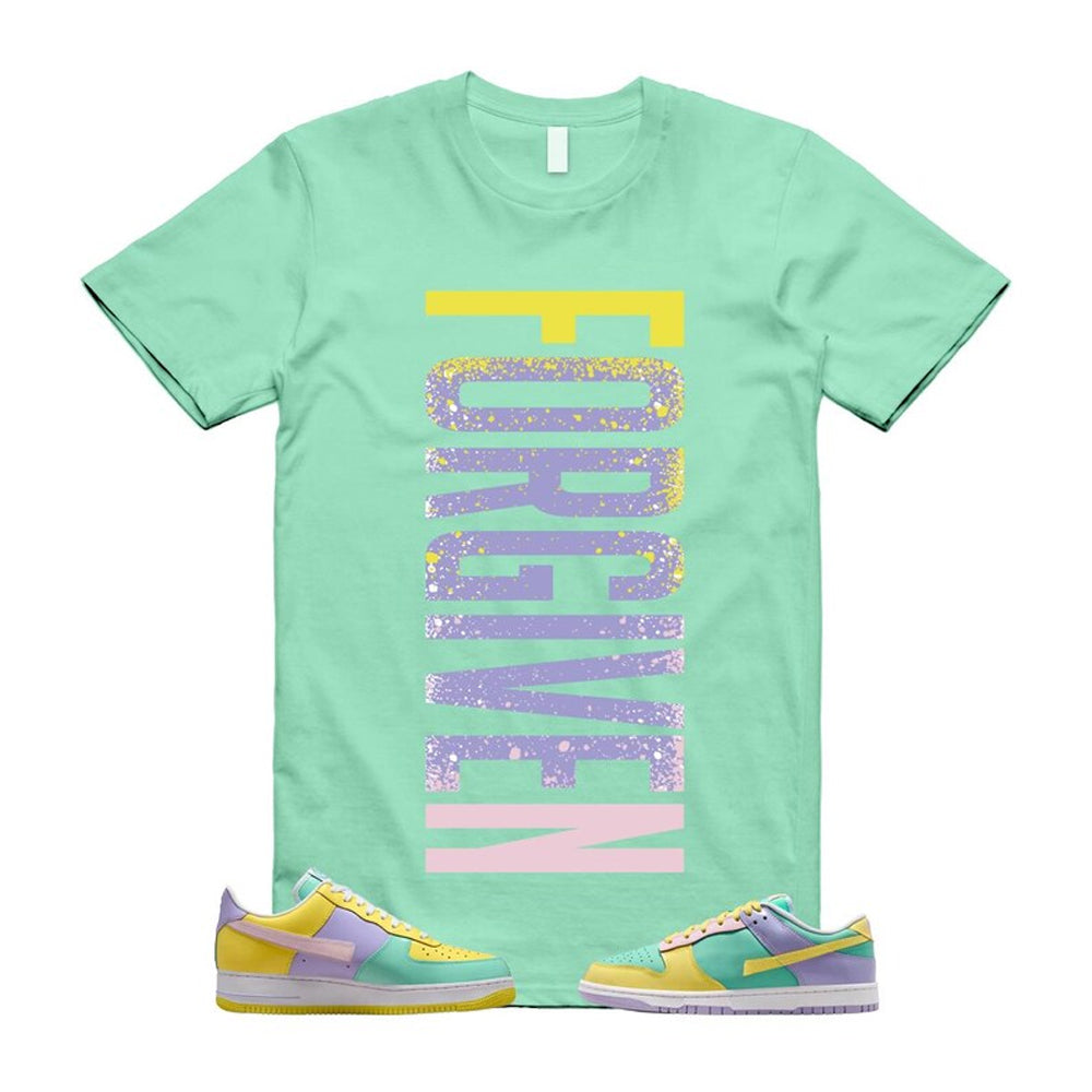 Dunk Easter Air Force 1 Emerald Rise Yellow Pulse Hydrangeas White Pink Foam 2026 Shirt To Match Forgiven T-Shirt