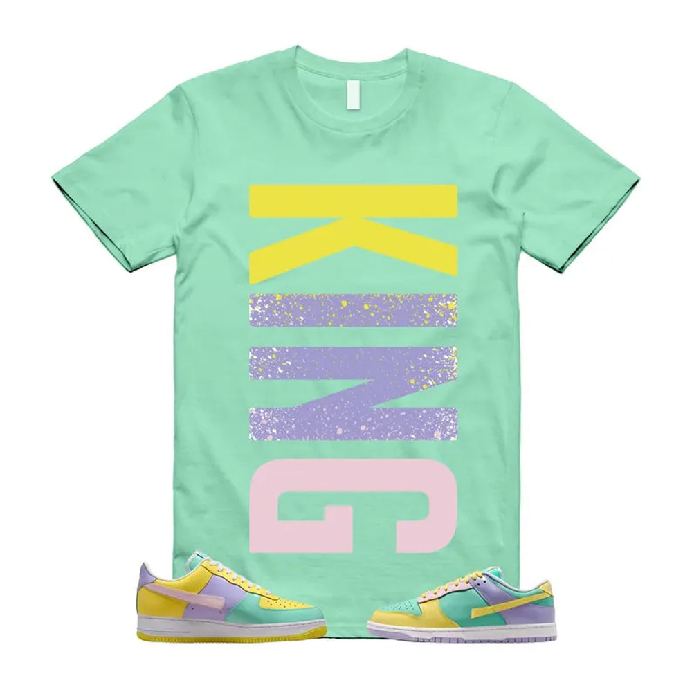 Dunk Easter Air Force 1 Emerald Rise Yellow Pulse Hydrangeas White Pink Foam 2026 Shirt To Match King T-Shirt