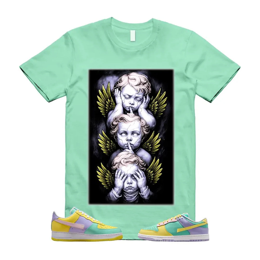 Dunk Easter Air Force 1 Emerald Rise Yellow Pulse Hydrangeas White Pink Foam 2026 Shirt To Match No Evil T-Shirt