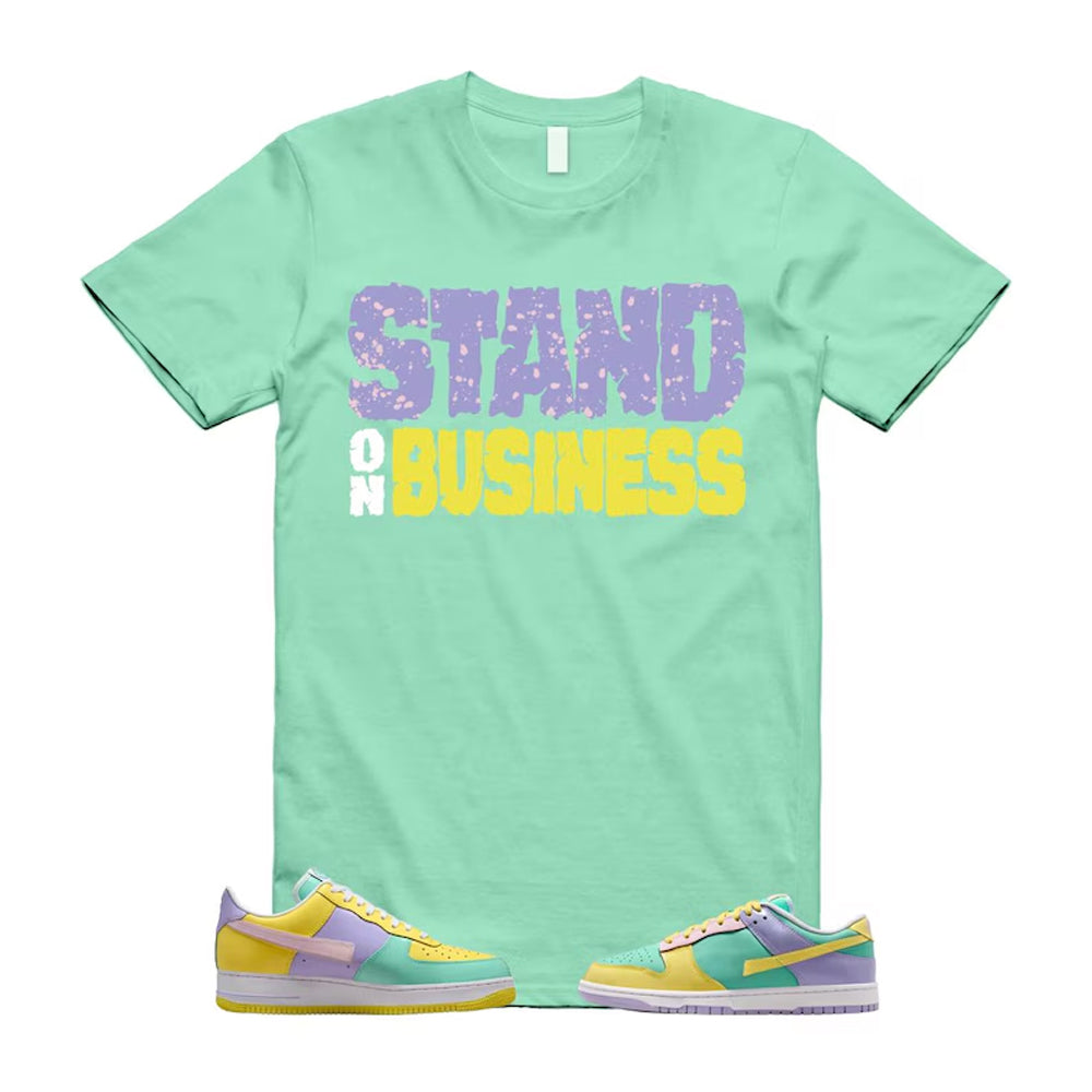 Dunk Easter Air Force 1 Emerald Rise Yellow Pulse Hydrangeas White Pink Foam 2026 Shirt To Match Stand On Business T-Shirt