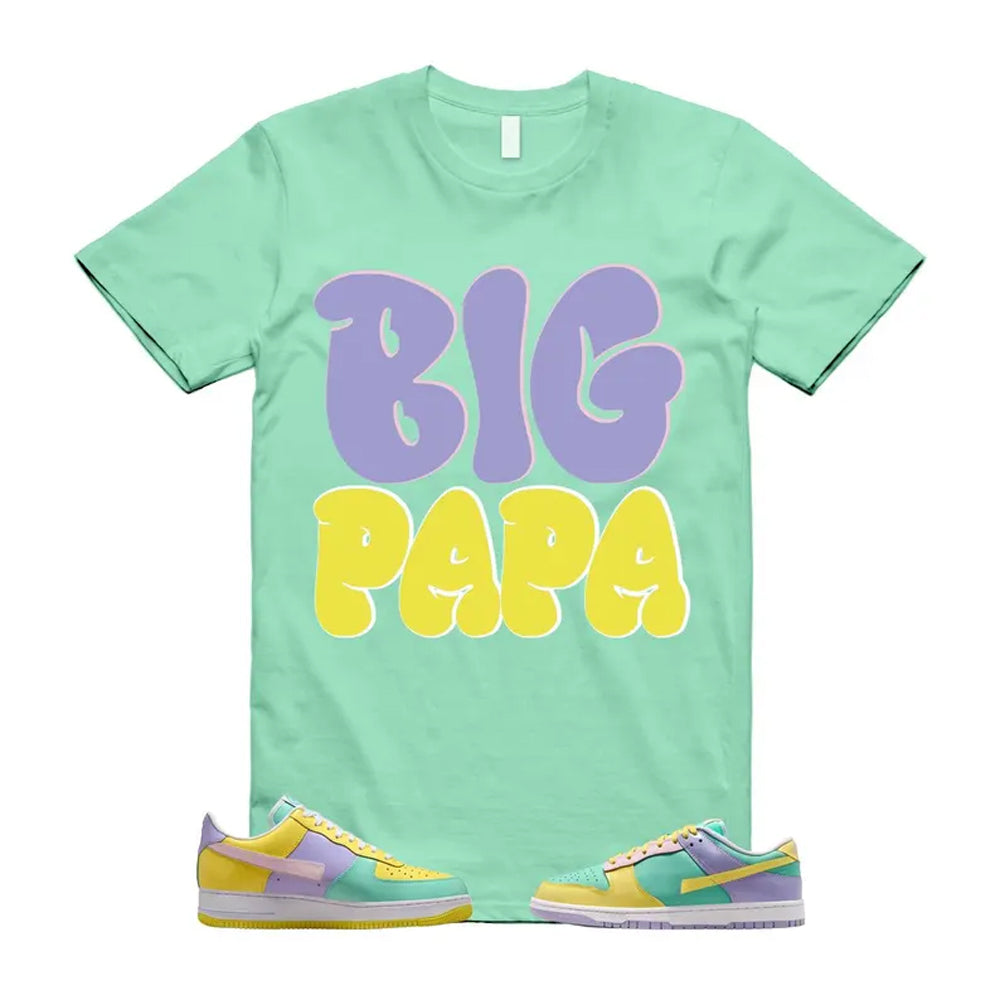 Dunk Easter Air Force 1 Emerald Rise Yellow Pulse Hydrangeas White Pink Foam 2026 Shirt To Match Big Papa T-Shirt