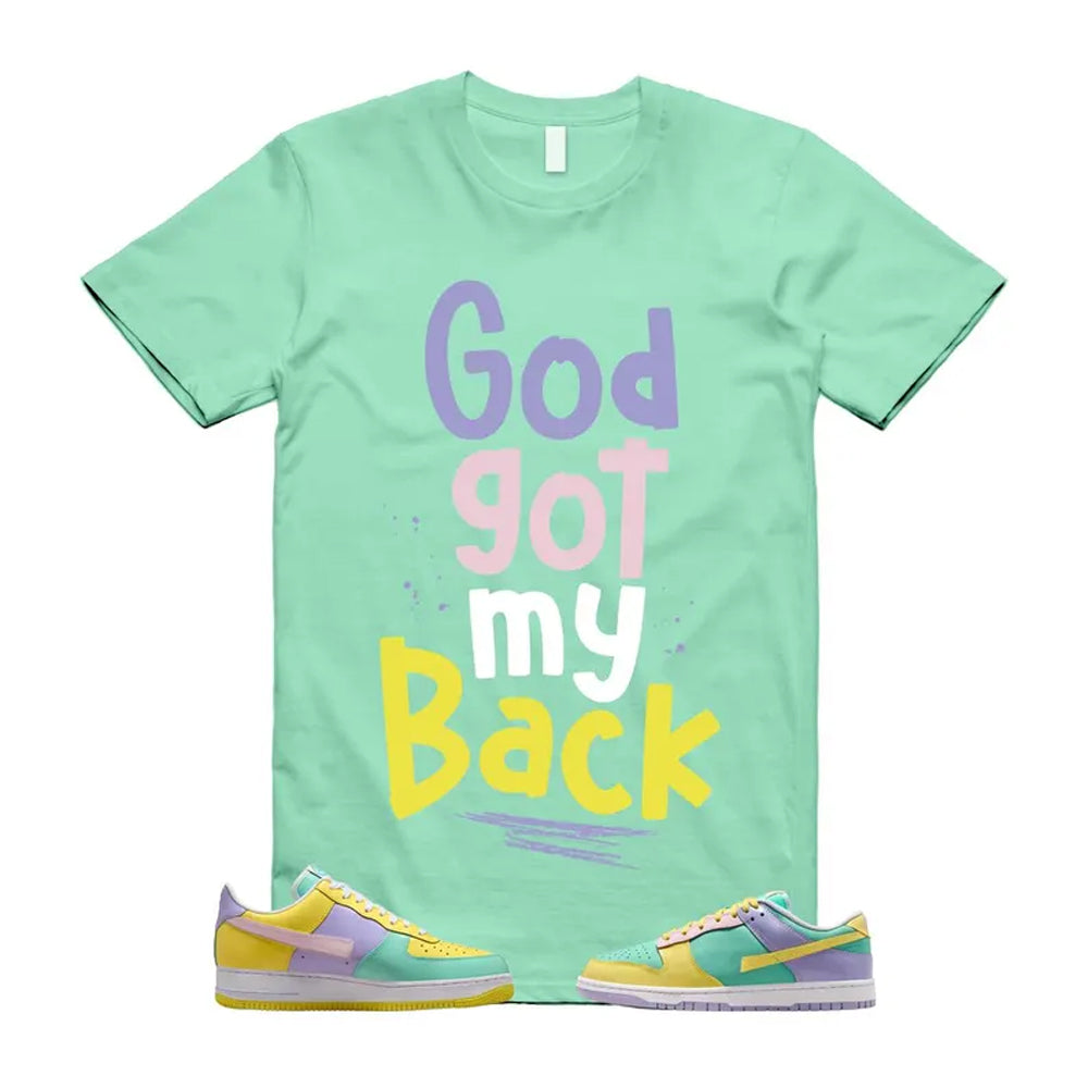 Dunk Easter Air Force 1 Emerald Rise Yellow Pulse Hydrangeas White Pink Foam 2026 Shirt To Match God Got My Back T-Shirt