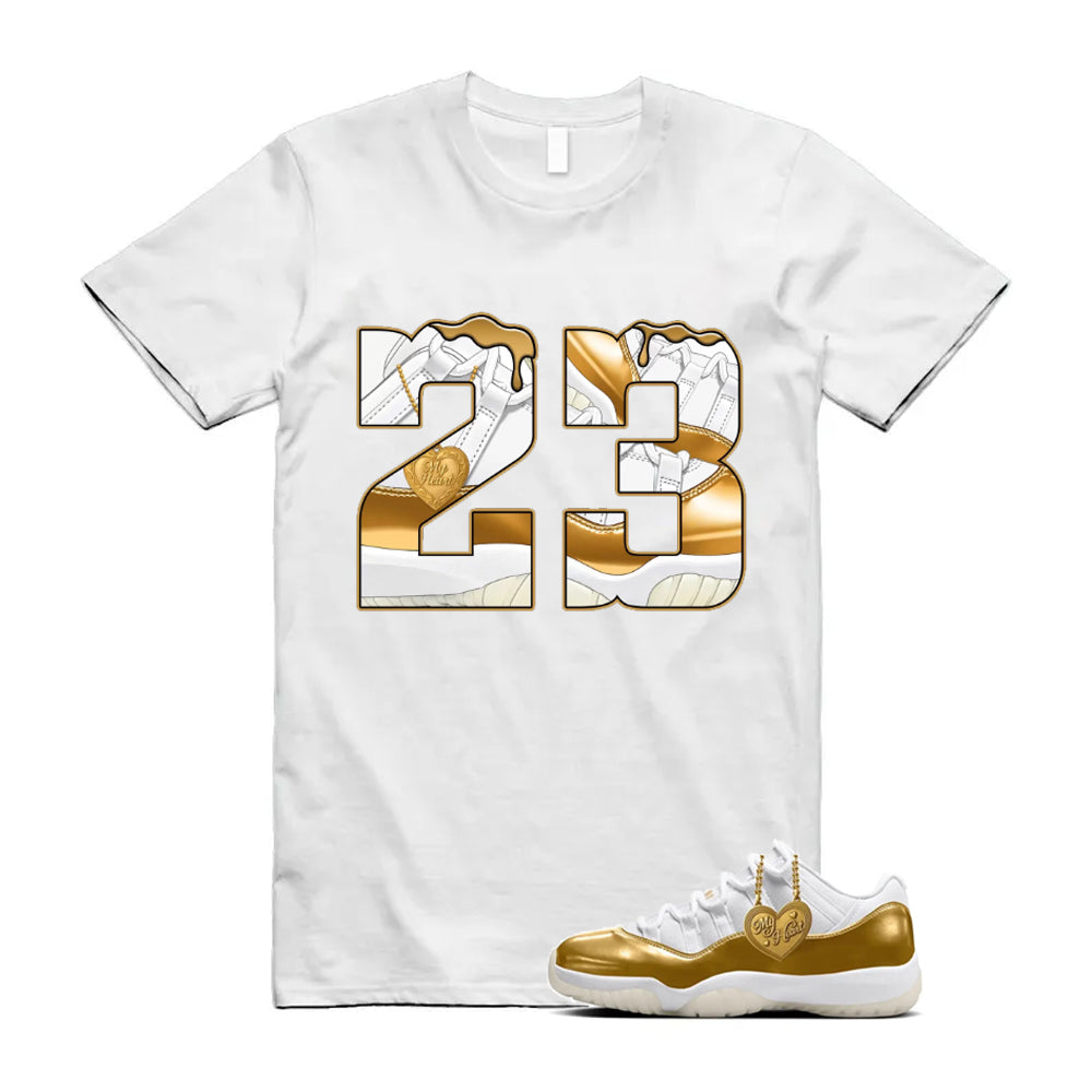 11 Low Mother's Day Gold White 2026 Shirt To Match 23 Label Sneaker T-Shirt