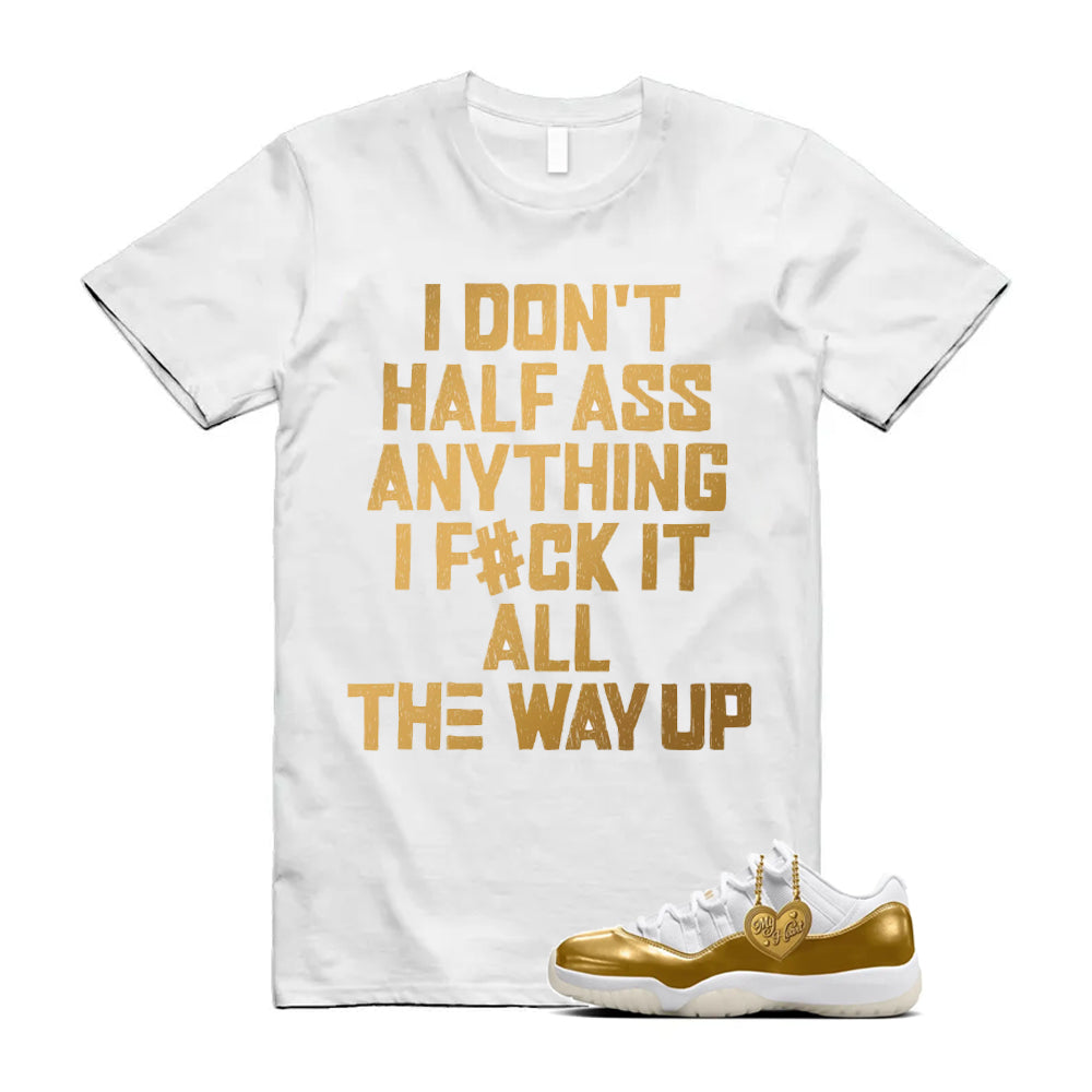 11 Low Mother's Day Gold White 2026 Shirt To Match Half T-Shirt