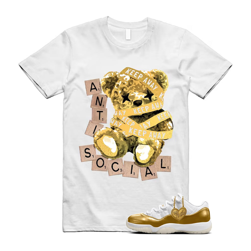 11 Low Mother's Day Gold White 2026 Shirt To Match Anti Social T-Shirt