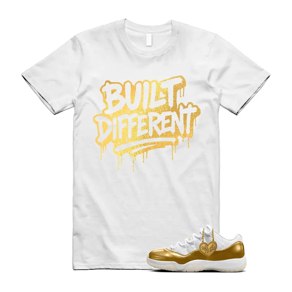 11 Low Mother's Day Gold White 2026 Shirt To Match Built Different T-Shirt