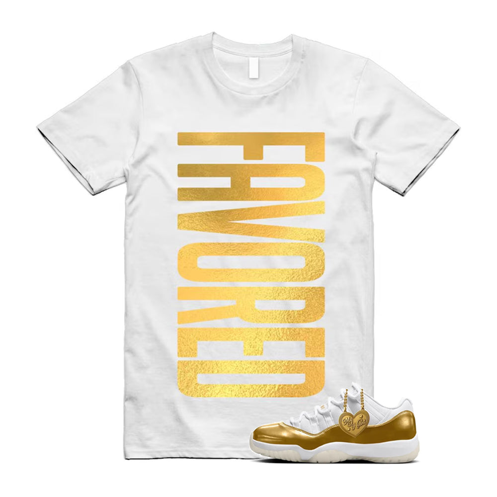 11 Low Mother's Day Gold White 2026 Shirt To Match Favored T-Shirt