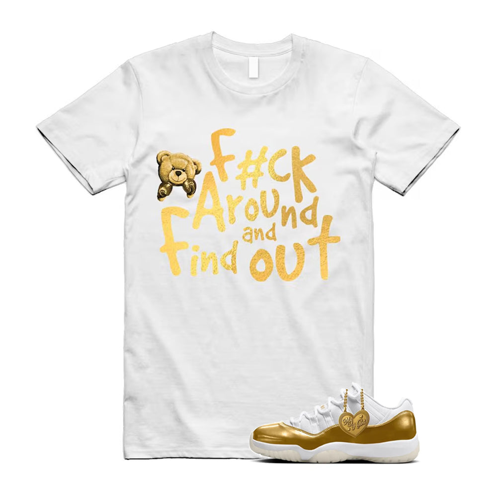 11 Low Mother's Day Gold White 2026 Shirt To Match Fck T-Shirt