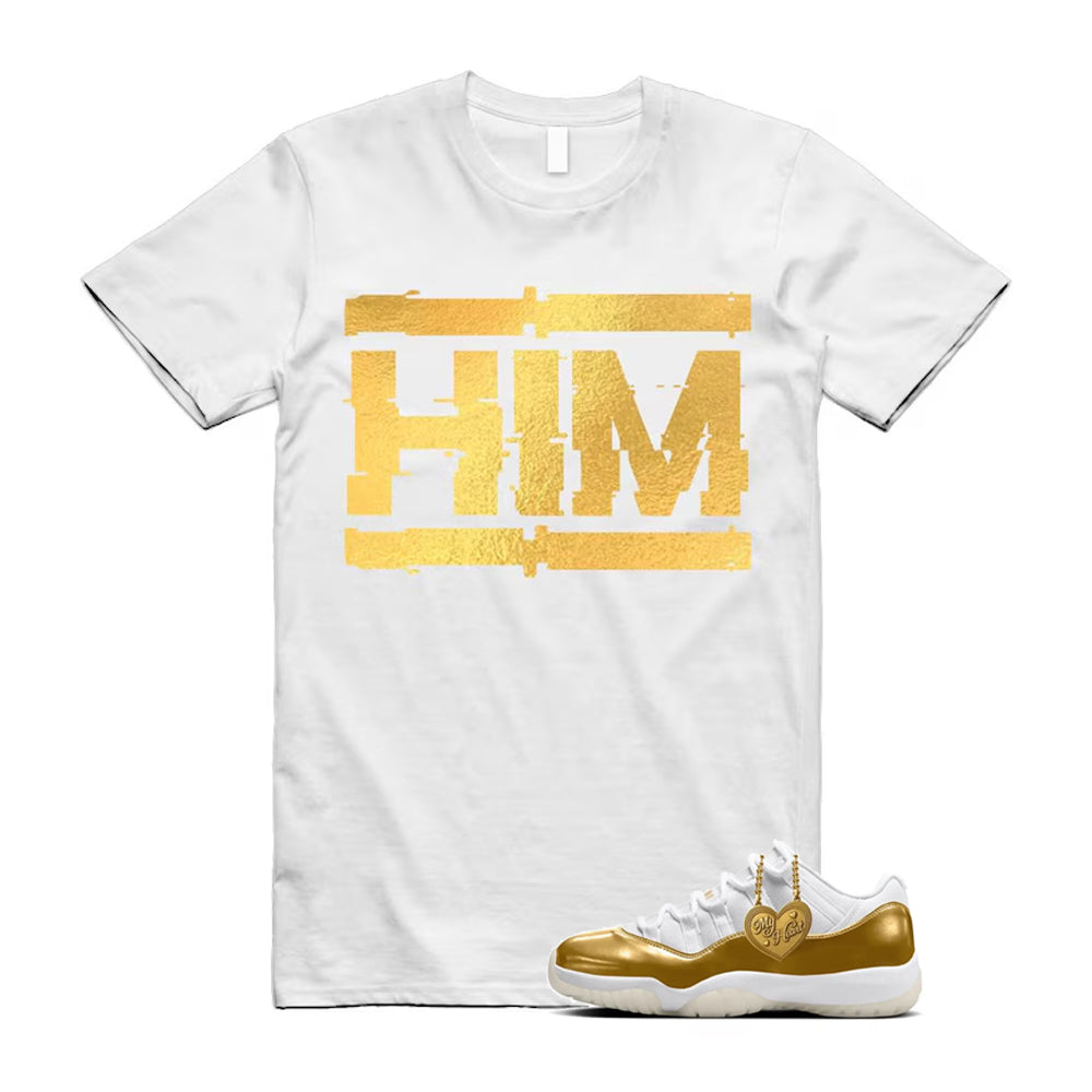 11 Low Mother's Day Gold White 2026 Shirt To Match Him T-Shirt