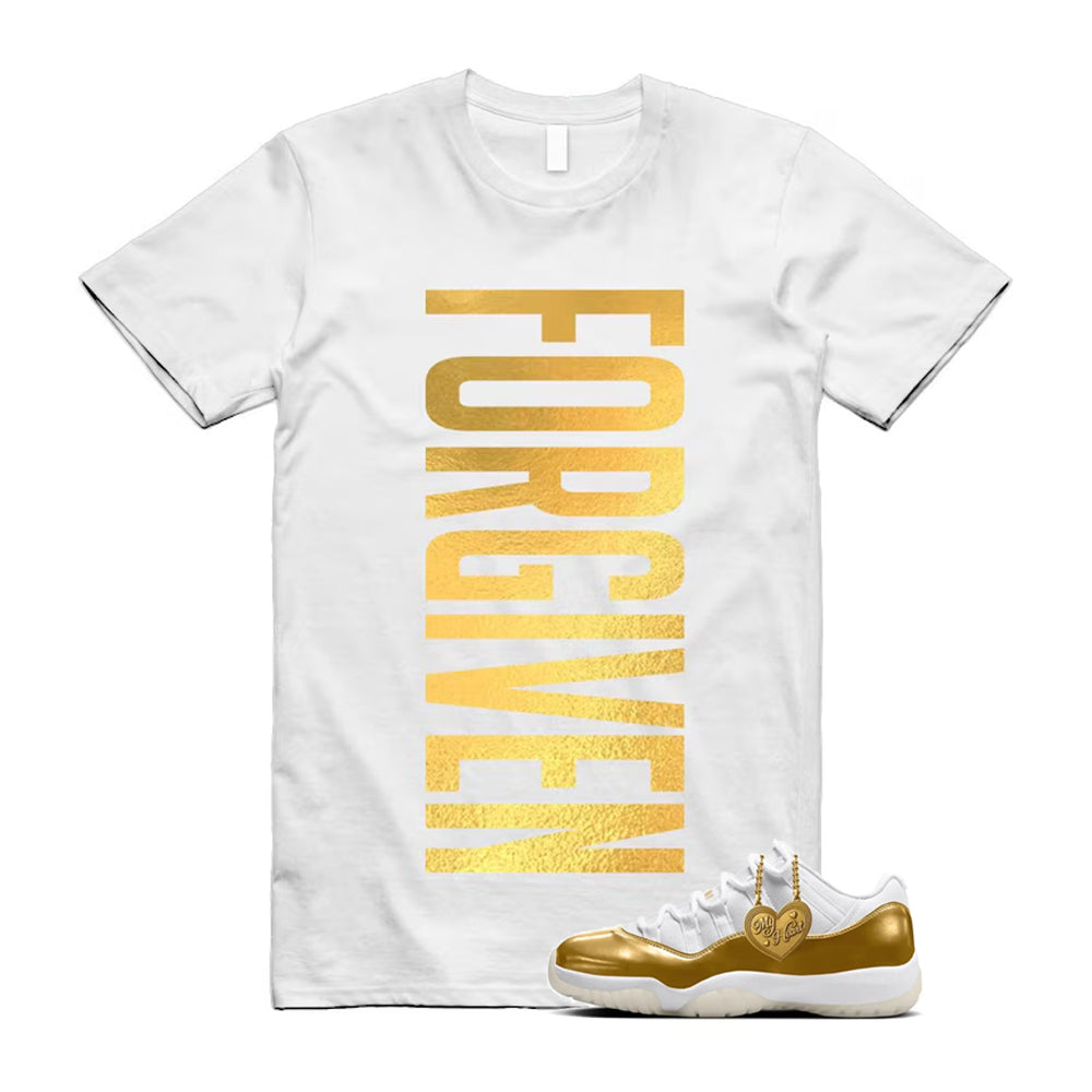 11 Low Mother's Day Gold White 2026 Shirt To Match Forgiven T-Shirt