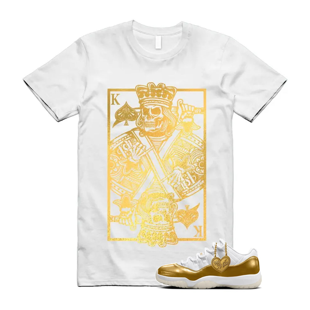 11 Low Mother's Day Gold White 2026 Shirt To Match King Card T-Shirt