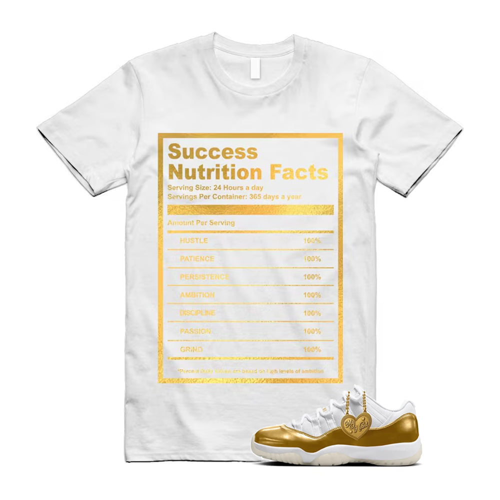 11 Low Mother's Day Gold White 2026 Shirt To Match Succes T-Shirt