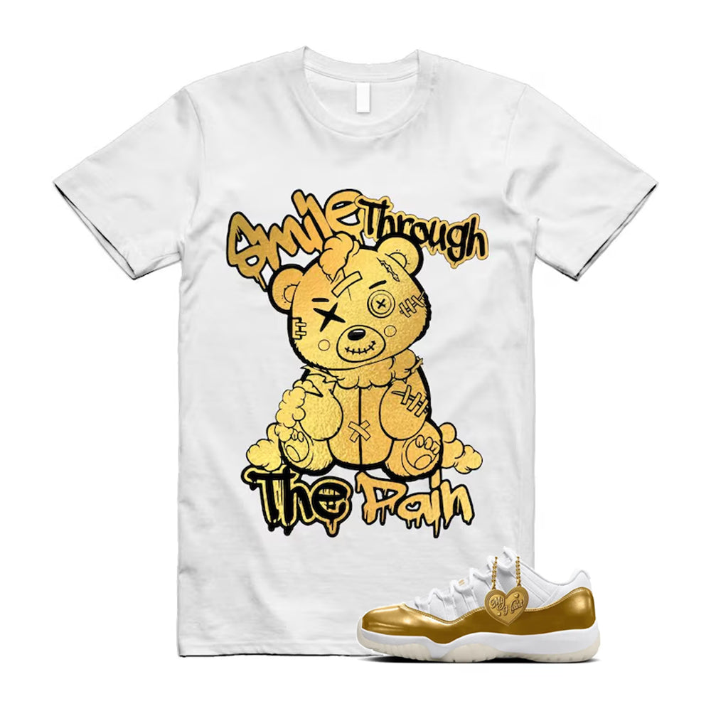 11 Low Mother's Day Gold White 2026 Shirt To Match Smile Through The Pain T-Shirt