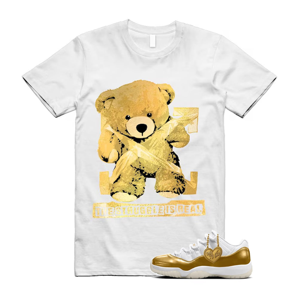 11 Low Mother's Day Gold White 2026 Shirt To Match Struggle T-Shirt