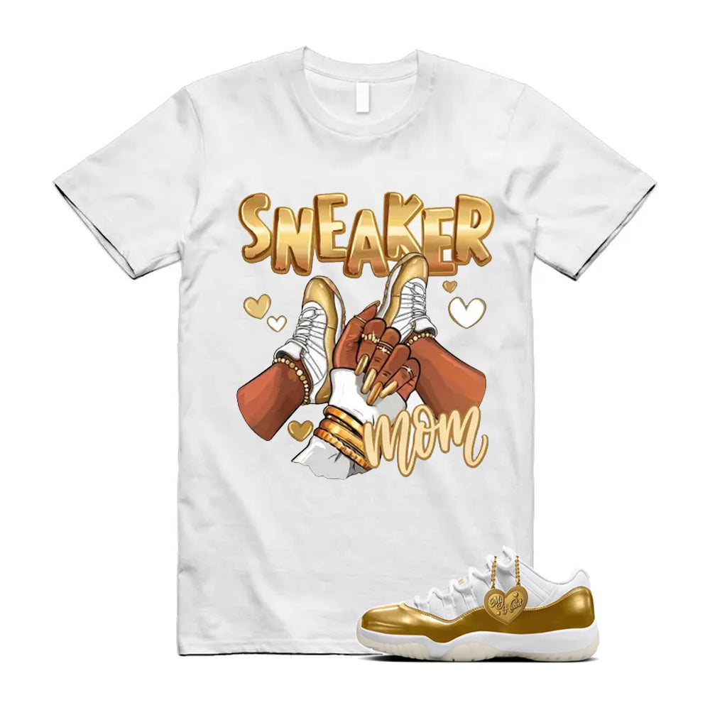 11 Low Mother's Day Gold White 2026 Shirt To Match Sneaker Mom T-Shirt