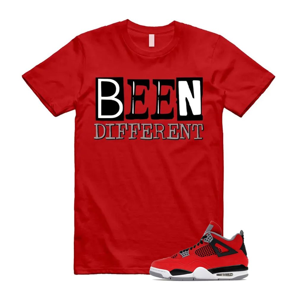 4 Toro Bravo Fire Red White Black Cement Grey 2026 Shirt To Match Been Different T-Shirt