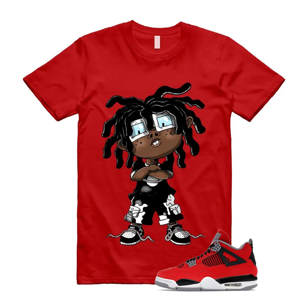 4 Toro Bravo Fire Red White Black Cement Grey 2026 Shirt To Match Chongo T-Shirt