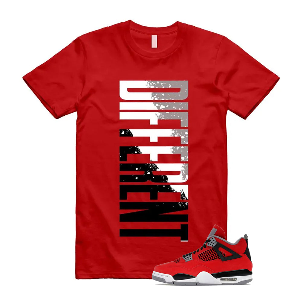 4 Toro Bravo Fire Red White Black Cement Grey 2026 Shirt To Match Different T-Shirt