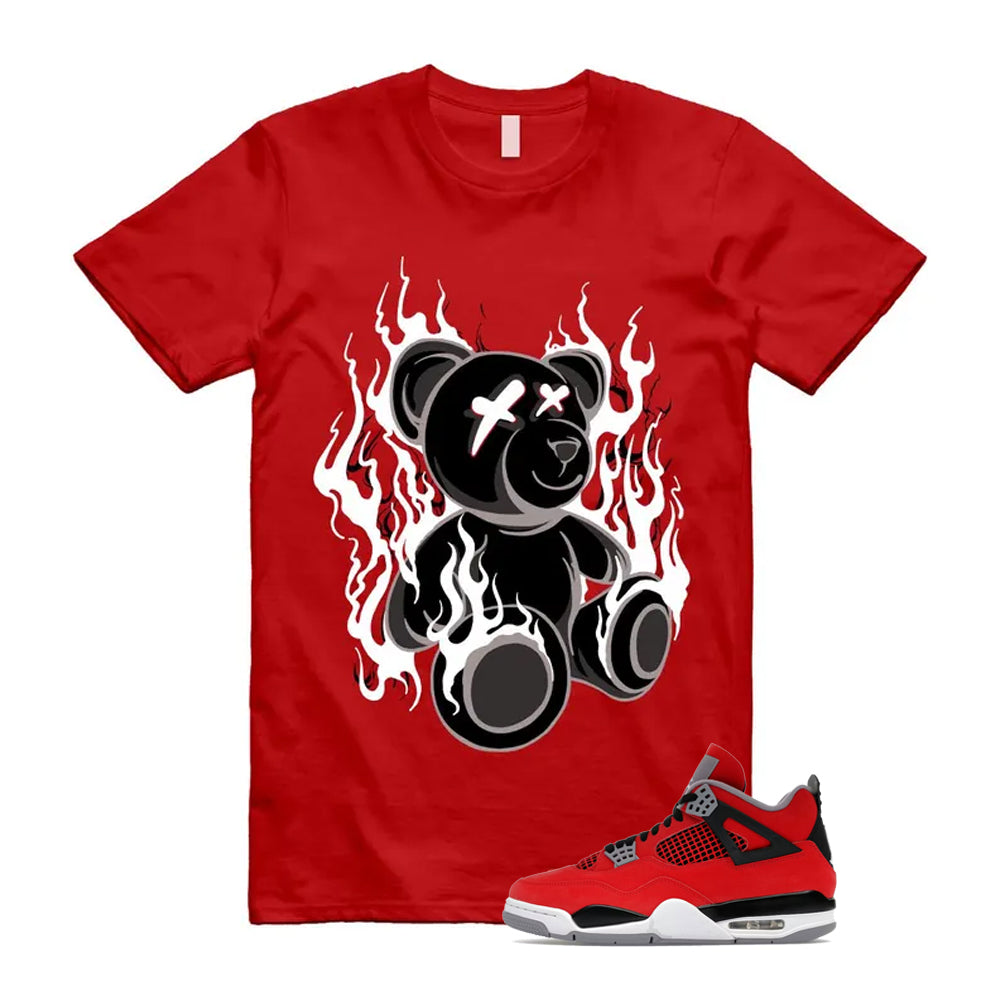 4 Toro Bravo Fire Red White Black Cement Grey 2026 Shirt To Match Lit T-Shirt