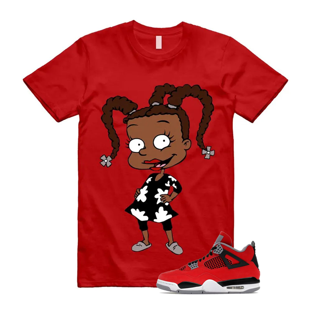 4 Toro Bravo Fire Red White Black Cement Grey 2026 Shirt To Match Susie T-Shirt