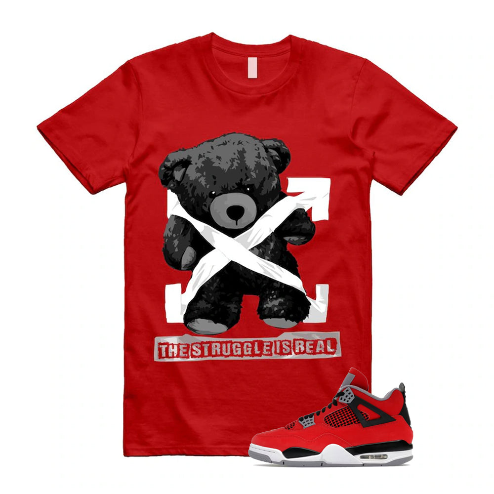 4 Toro Bravo Fire Red White Black Cement Grey 2026 Shirt To Match Struggle T-Shirt