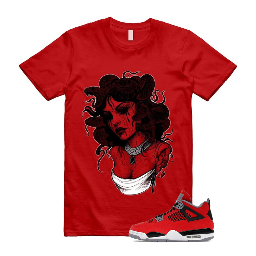 4 Toro Bravo Fire Red White Black Cement Grey 2026 Shirt To Match Snakes T-Shirt