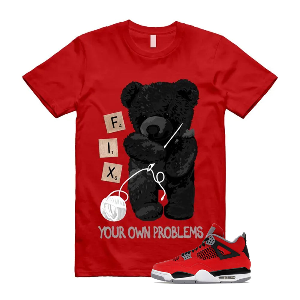 4 Toro Bravo Fire Red White Black Cement Grey 2026 Shirt To Match Make Fix T-Shirt