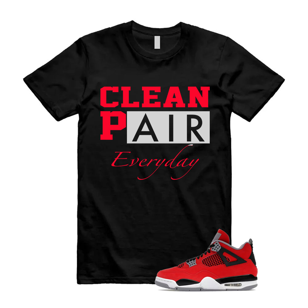 4 Toro Bravo Fire Red White Black Cement Grey 2026 Shirt To Match Clean Pair T-Shirt