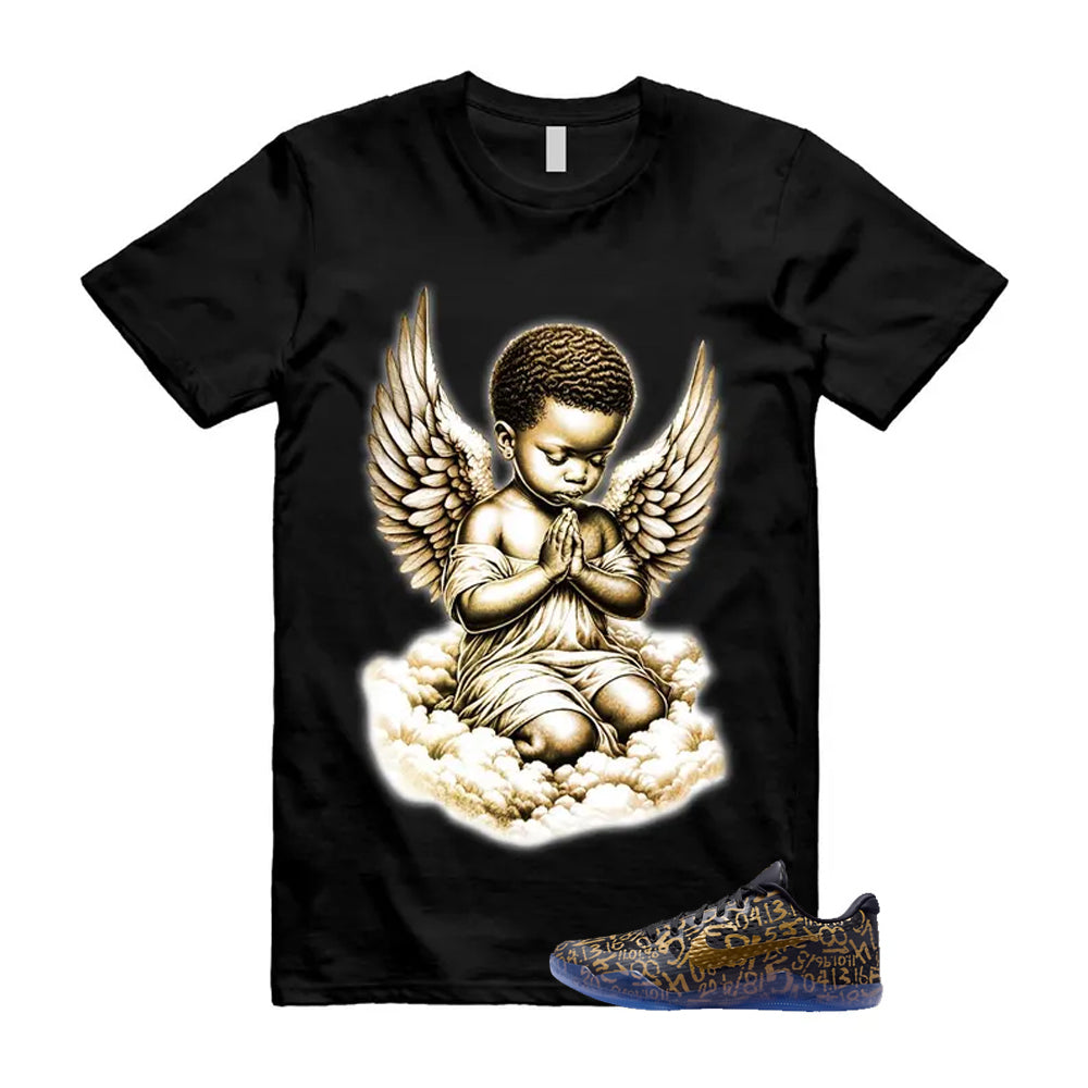 11 Protro Black And Metallic Gold 2026 Shirt To Match Angel T-Shirt