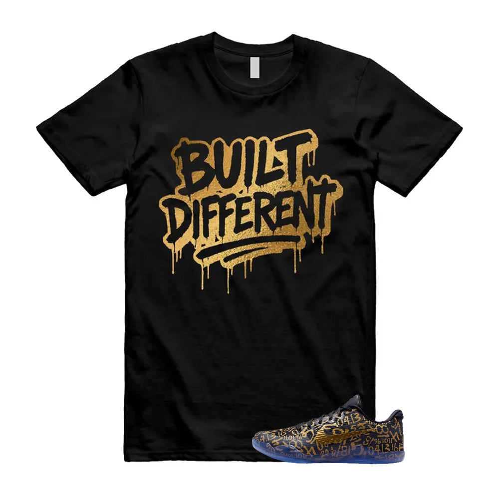 11 Protro Black And Metallic Gold 2026 Shirt To Match Built Different T-Shirt